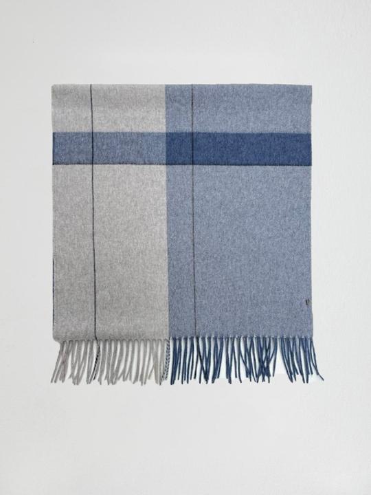 Produktbild Furnari 100% KaschmirSchal in Hellblau/Hellgrau Farbtönen