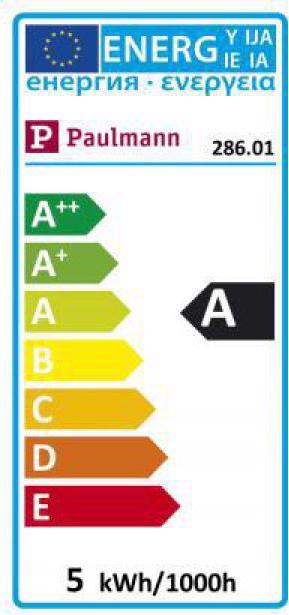Energy Label Paulmann Illuminant GLOW B75 E27 (E27, 4 W, 200 lm, 1 x, A)