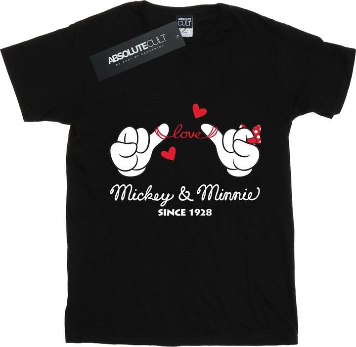 Actual product image Disney Mens Mickey Mouse Love Hands T-Shirt (M)