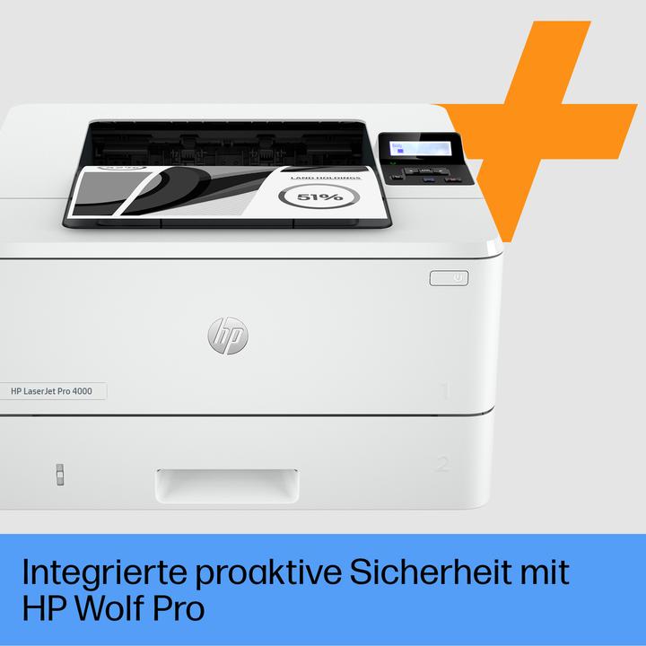 Produktbild HP LaserJet Pro 4002DNE (Laser, Schwarz-Weiss)