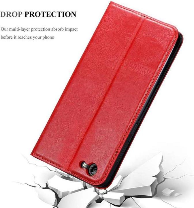 Actual product image Cadorabo Book Invisible Magnet Cover (Vivo Y71)
