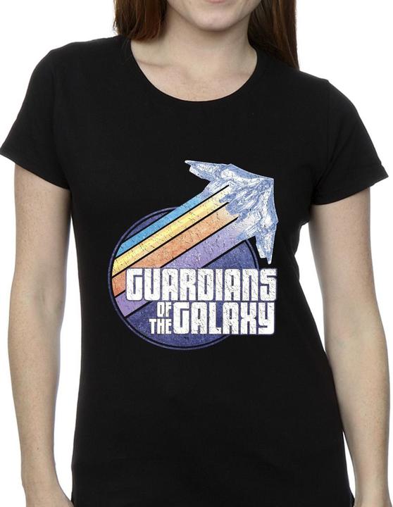 Immagine prodotto Guardians of the Galaxy Badge Rocket Maglietta Donna (L)