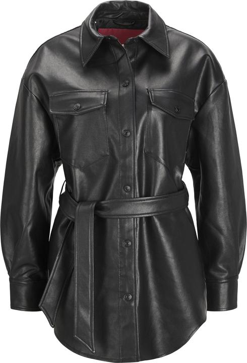 JJXX JXLuna Faux Leather Overshirt (S)