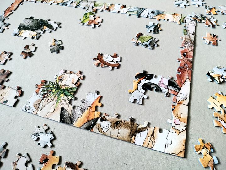 Produktbild Tactic Puzzle Hasen, 200 Teile. (200 Teile)
