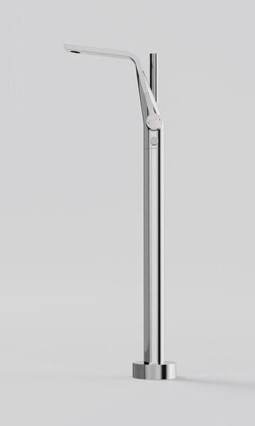 Produktbild Steinberg Serie 260 Wannenarmatur, freistehend, mit Handbrause, H: 969mm, Ausladung 220mm, 2601162