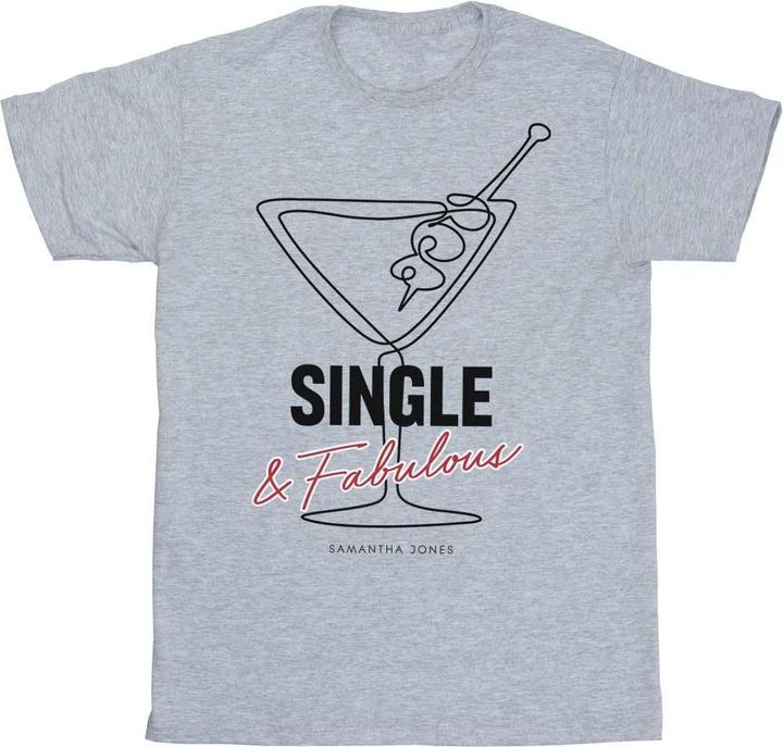 Image du produit Sex and the City - T-shirt SINGLE AND FABULOUS - Femme (XL)