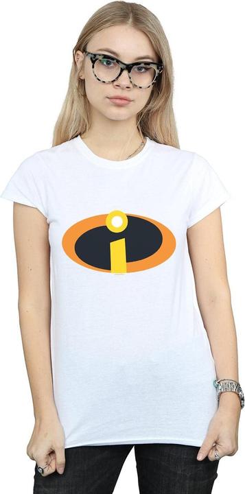 Actual product image Disney Womens/Ladies The Incredibles Costume Logo Cotton T-Shirt (L)