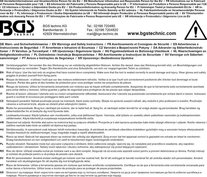 Produktbild BGS Präzisions-Fühlerlehren, gebogen | 12 Blatt (10 cm)