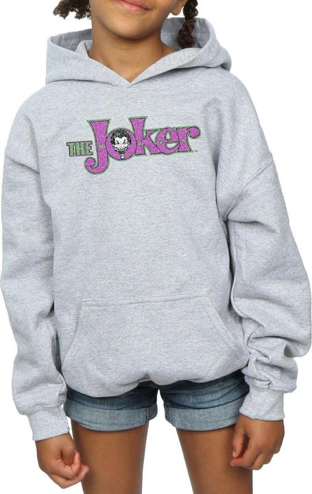 Actual product image Girls The Joker Crackle Logo Hoodie (128)