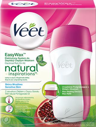 Actual product image Veet Natural Inspirations Easy Wax Electric Hair Removal System 50Ml (50 ml, 1 x, 370 g)