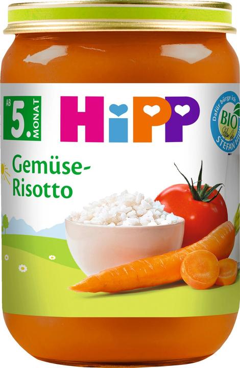 Actual product image Hipp Vegetables: BIO Vegetable Risotto (190 g)