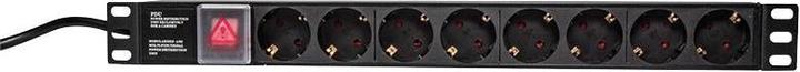 Actual product image LogiLink Power strip (8 x, CEE 7/3, 2 m)