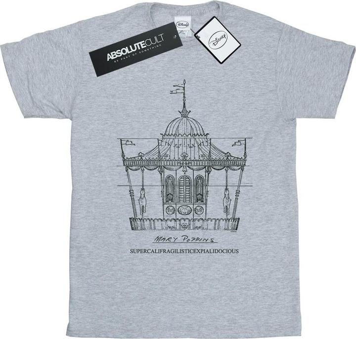 Produktbild Disney Mary Poppins Carousel Sketch TShirt (S)