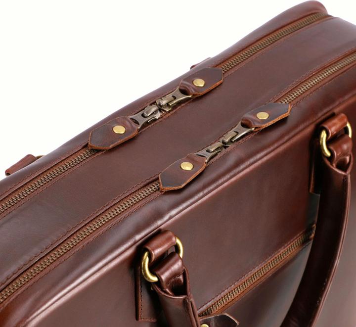Produktbild Buckle & Seam LederAktentasche Albert Braun / Innenfutter Dot