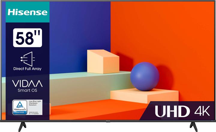 Produktbild Hisense TV 58A6K (58", LED, 4K, 2023)