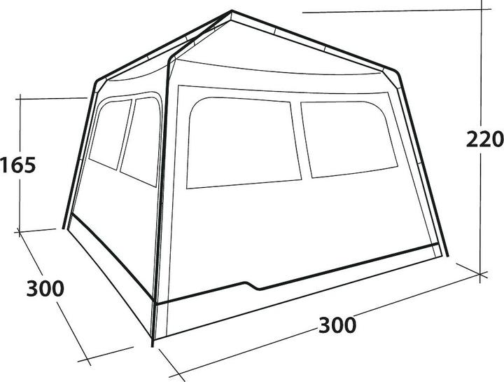 Actual product image Outwell Fastlane 300 Shelter (Awning, 16.70 kg)