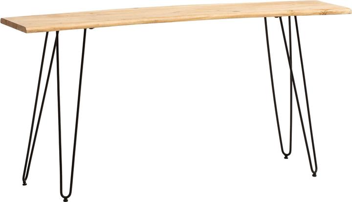 Actual product image FineBuy Console table sideboard 150 cm solid wood tree edge modern (150 x 75 x 35 cm)