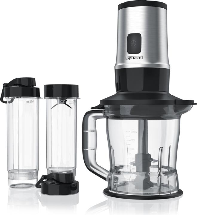 Actual product image Arendo Stand mixer 700 W, stainless steel blender & chopper 1.2L 2IN1 incl. 2x blender jug 0.57L each (1200 ml, 700 W)