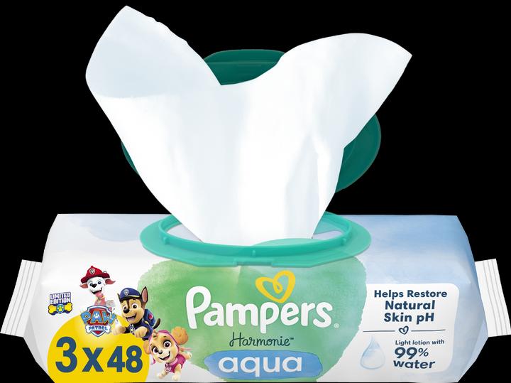 Pampers Harmony Aqua (144 Piece)