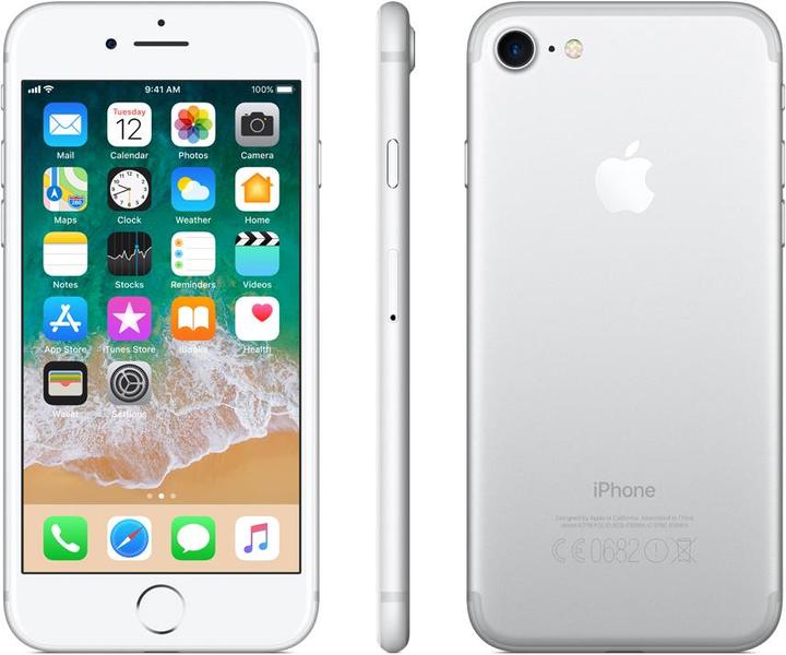 Apple iPhone 7 (128 Go, Silver, 4.70", SIM simple, 12 Mpx)