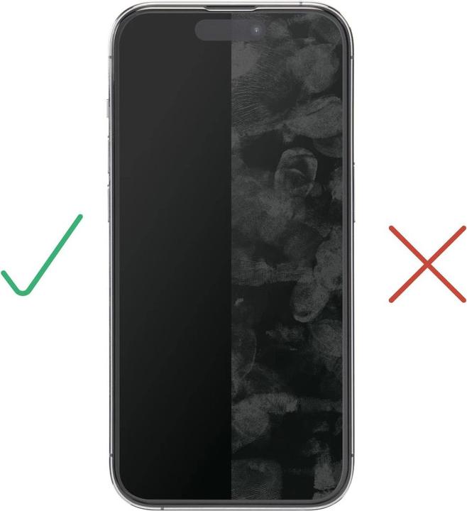 Actual product image Hama Super Hybrid (1 Piece, Apple iPhone 16 Pro)