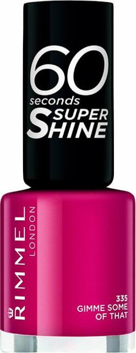 Rimmel London 60 Seconds Super Shine (335, Farblack)