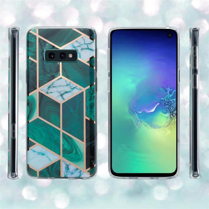 Produktbild Cadorabo IMD TPU Bunter Marmor Cover (Samsung Galaxy S10)