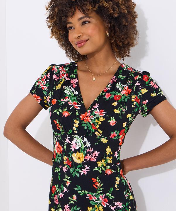 Produktbild Joe Browns Dark Floral Jersey Wrap Dress (38)