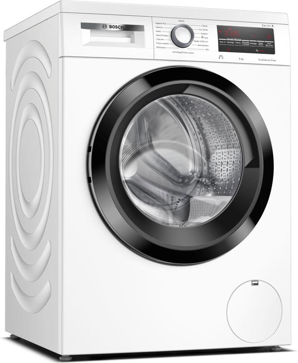Image du produit Bosch Hausgeräte Série 6 Lave-linge à chargement frontal 9 kg 1400 UmA ITModèle (9 kg, Gauche, Prise UE)