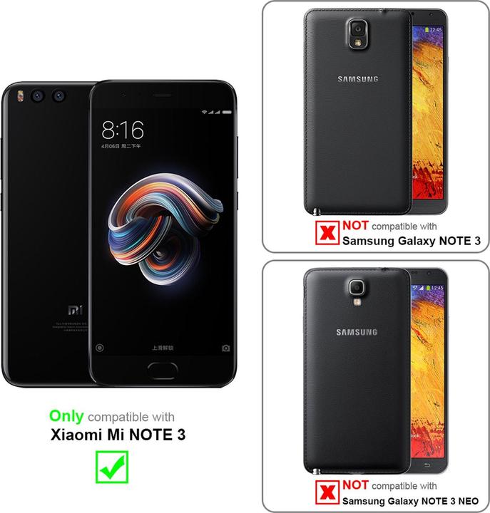Actual product image Cadorabo TPU Ultra Slim AIR Cover (Xiaomi Mi Note 3)