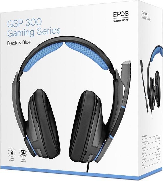 Produktbild EPOS Gaming Sennheiser GSP 300 Blue (Blau) (Kabelgebunden)