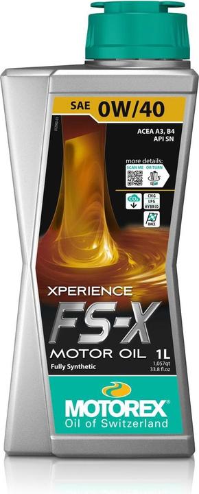 Immagine prodotto Motorex Xperienza FS-X (1 l, SAE 0W-40)