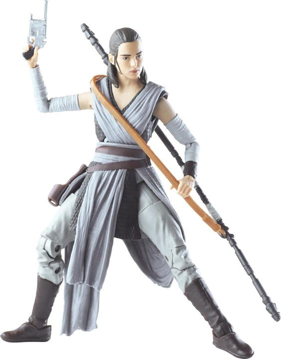 Actual product image Hasbro Star Wars The Last Jedi Black Series Wave 23 Rey Action Figure (Jedi Training)