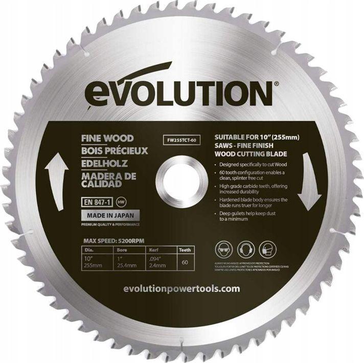 Actual product image Evolution Widia saw for wood cutting Small wood 255mm