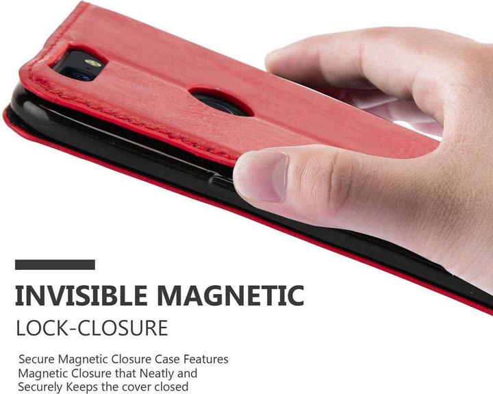 Actual product image Cadorabo Book Invisible Magnet Cover (OnePlus 5T)