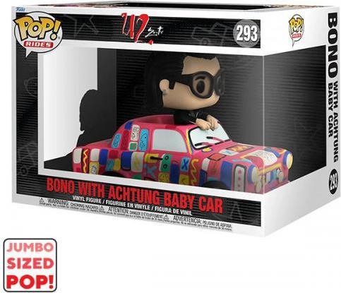 Actual product image Funko Pop! Rides : U2 - Bono w/ Achtung Baby Trabant (293)