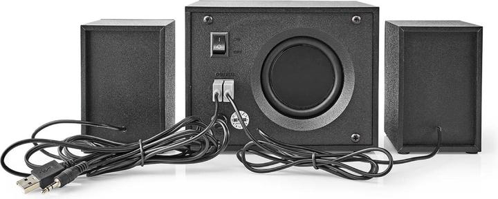 Productafbeelding Nedis Spelluidspreker | Luidsprekerkanalen: 2.1 | Voeding via USB | 3,5 mm Stekker | 33