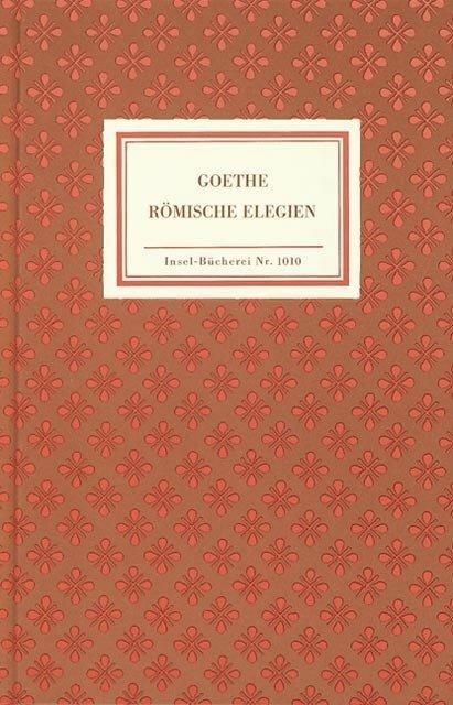 Produktbild Römische Elegien (Deutsch, Johann Wolfgang Goethe, 1980)