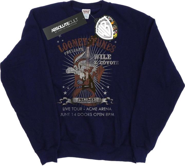 Immagine prodotto Looney Tunes Felpa Willy il Coyote Chitarra Donna (S)