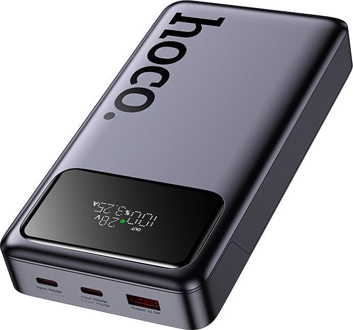 Actual product image Hoco - Q40 Leader PD65W Powerbank mit digitalem Display, 25000mAh, dunkelgrau (25000 mAh, 65 W)
