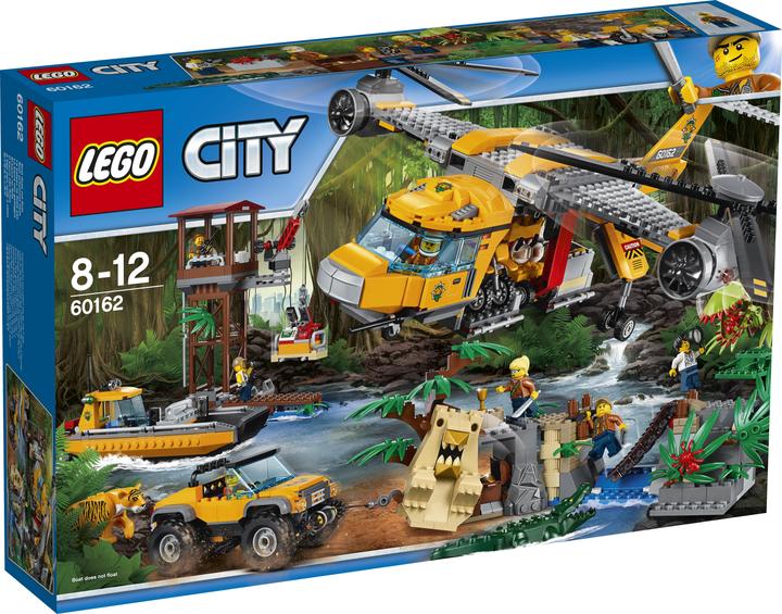 Immagine prodotto LEGO Elicottero Jungle Air Drop (60162, LEGO City)