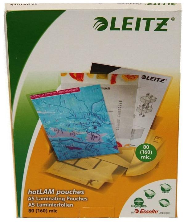 Produktbild Leitz Laminier-Folientasche (A5, 100 Stück, 80 µm)