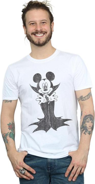 Actual product image Disney Mens Mickey Mouse Dracula T-Shirt (XXL)