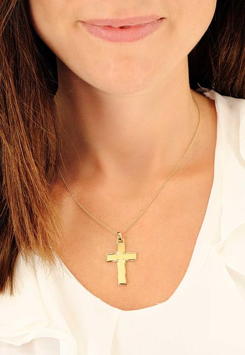 Produktbild Muau Balken-Kreuz (750/18K Gelbgold)