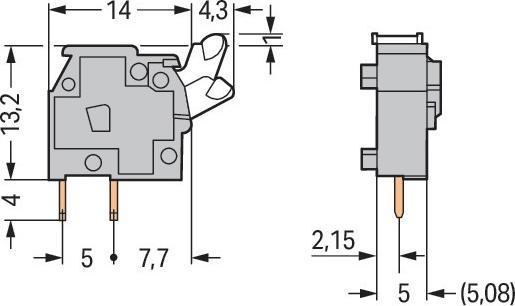 Actual product image Wago Single clamp
