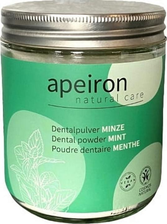 Image du produit Apeiron Dentalpulver Minze Nachfüllglas