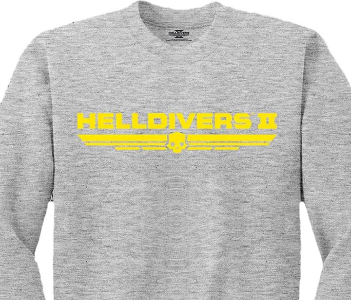 Actual product image Helldivers 2 Unisex Adult Logo Sweatshirt (XXL)