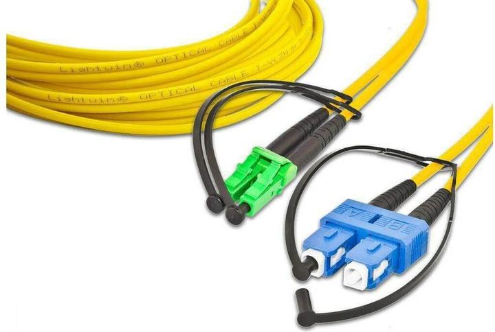 Actual product image Lightwin Fiber optic duplex patch cable (CAT7, 3 m)