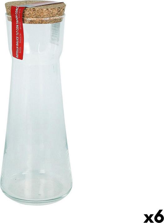 Immagine prodotto Royal Leerdam Bottiglia di vetro con tappo Balice da 1 litro (6 pezzi) (1 l, 6 x)