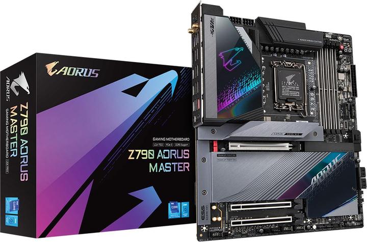 Actual product image Gigabyte Z790 AORUS MASTER (LGA 1700, Intel Z790, E-ATX)